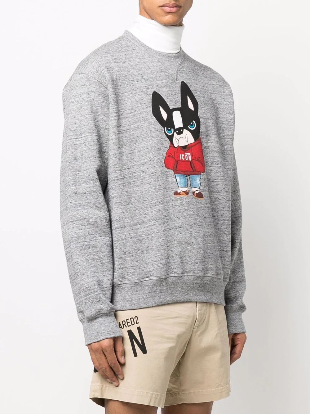 graphic-print cotton sweatshirt - 3