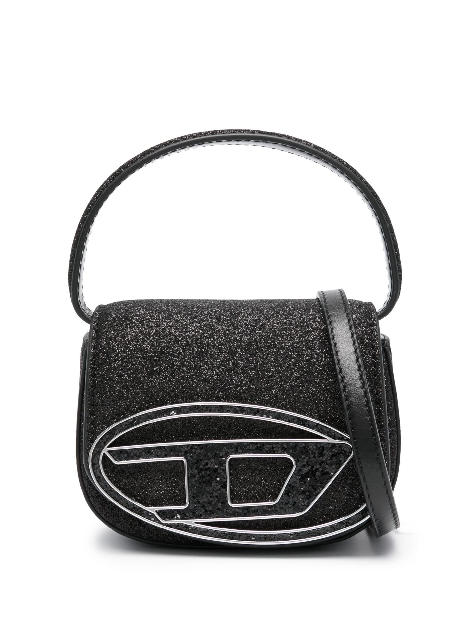 Black 1DR Glitter Detailed Mini Tote Bag - 1