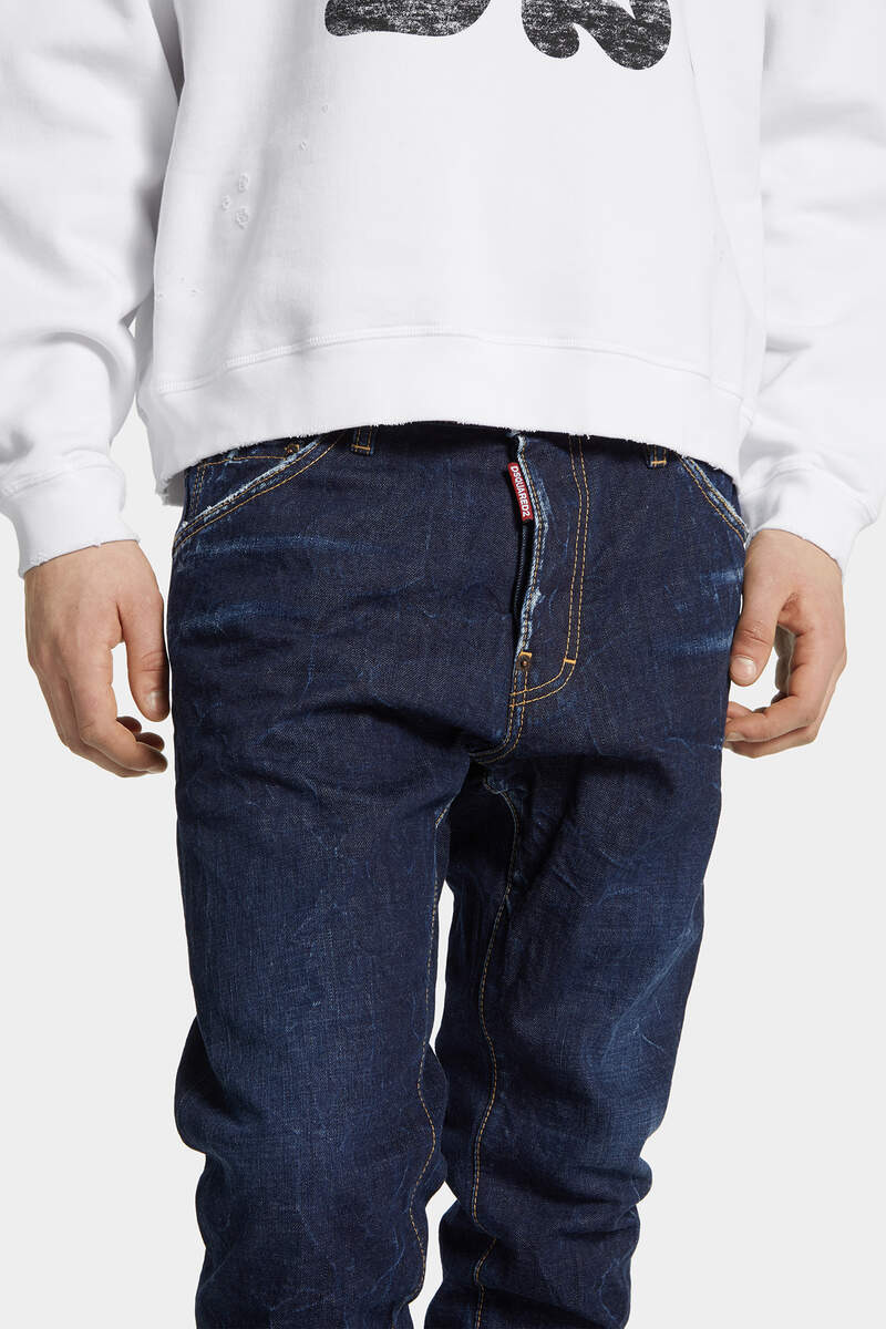 DARK INDIGO AVIATOR WASH COOL GUY JEANS - 5