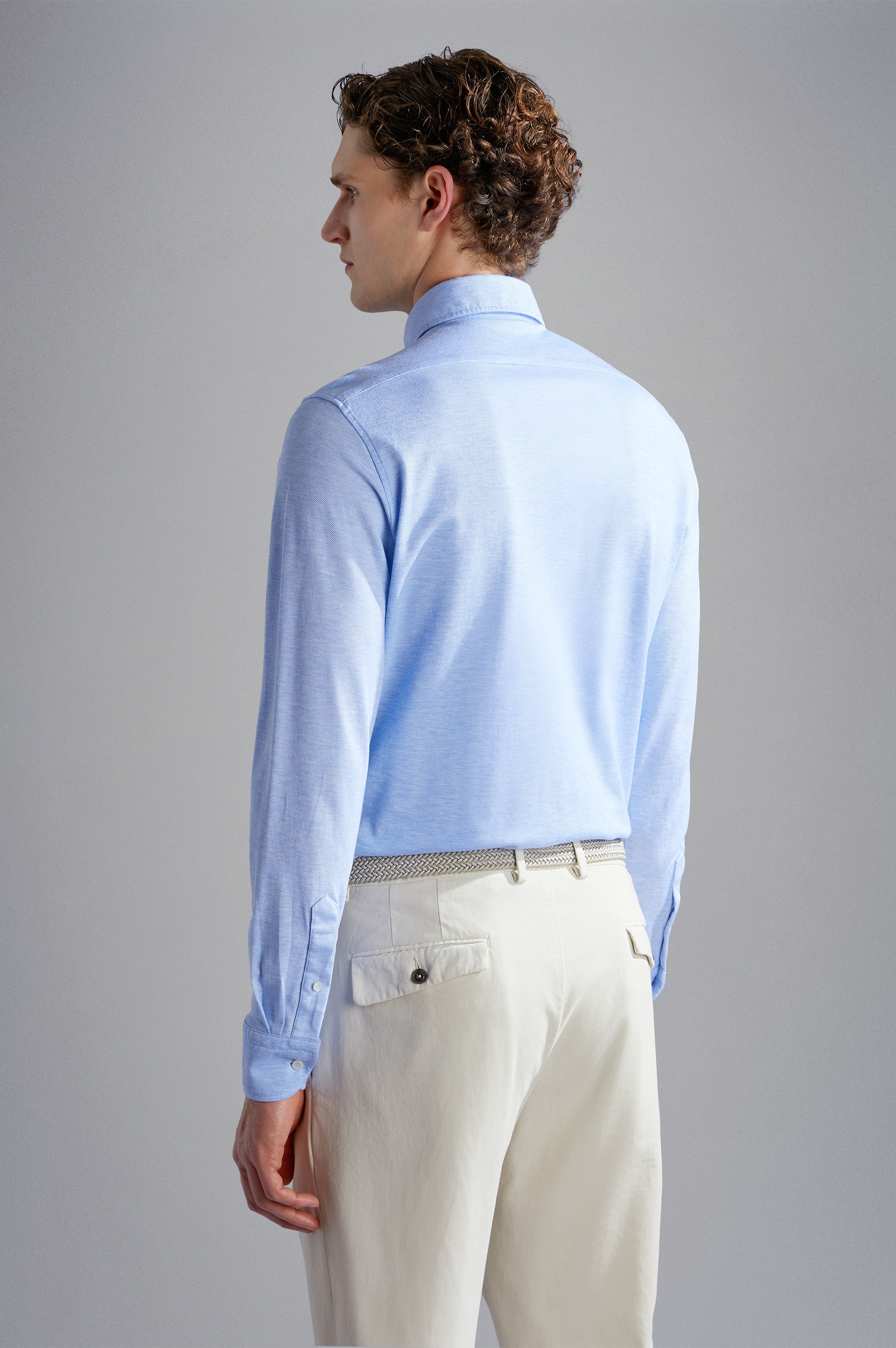 PIQUÉ COTTON SHIRT - 3