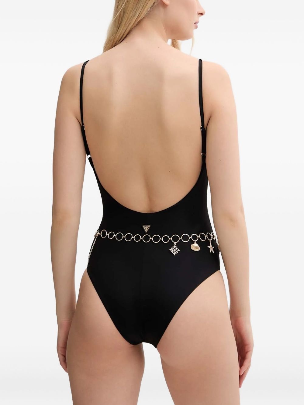 charm-embellished swimsuit - 3