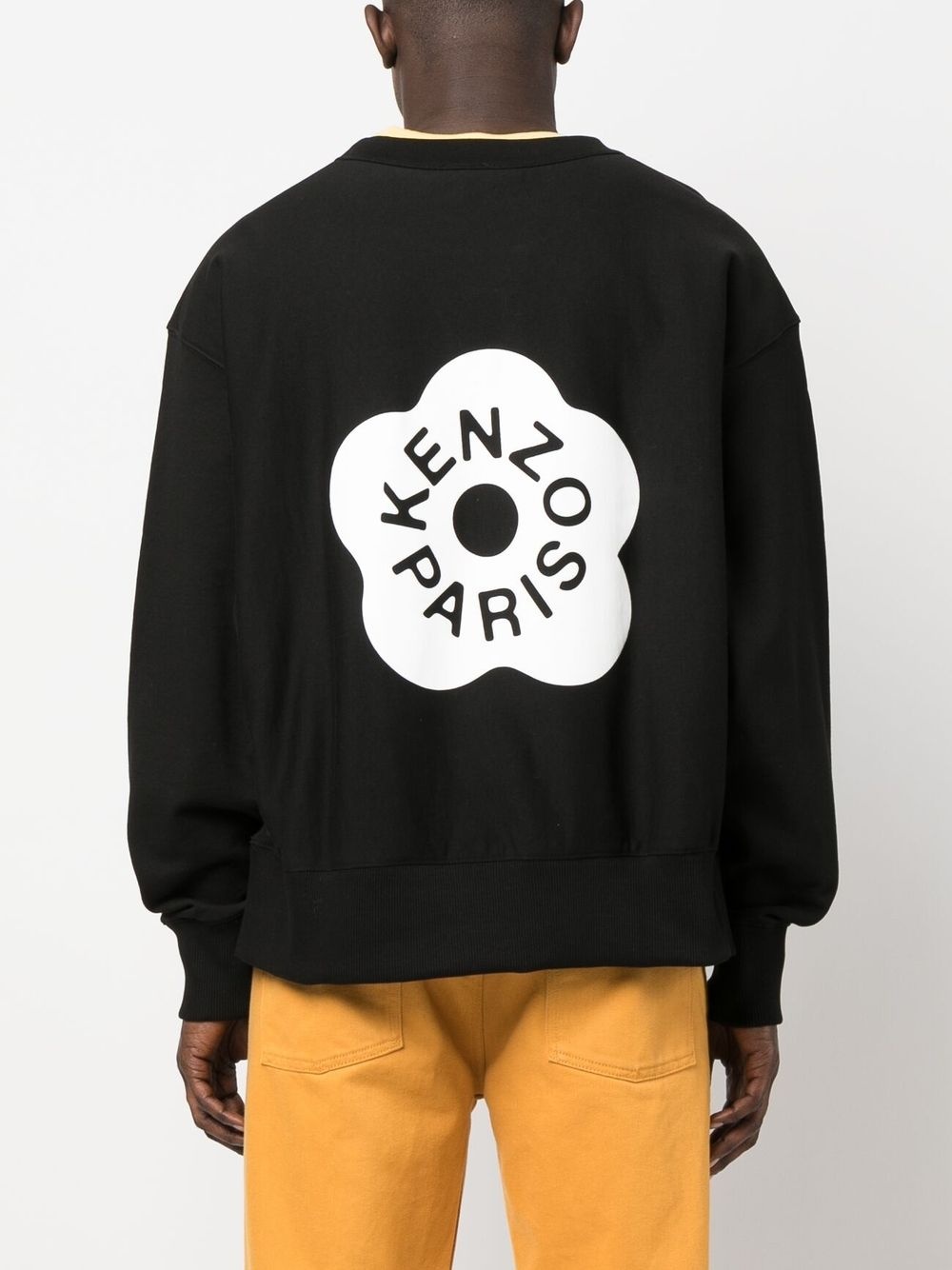 logo-print crew-neck sweatshirt - 4