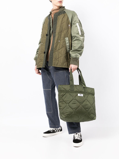 Junya Watanabe MAN quilted tote bag outlook