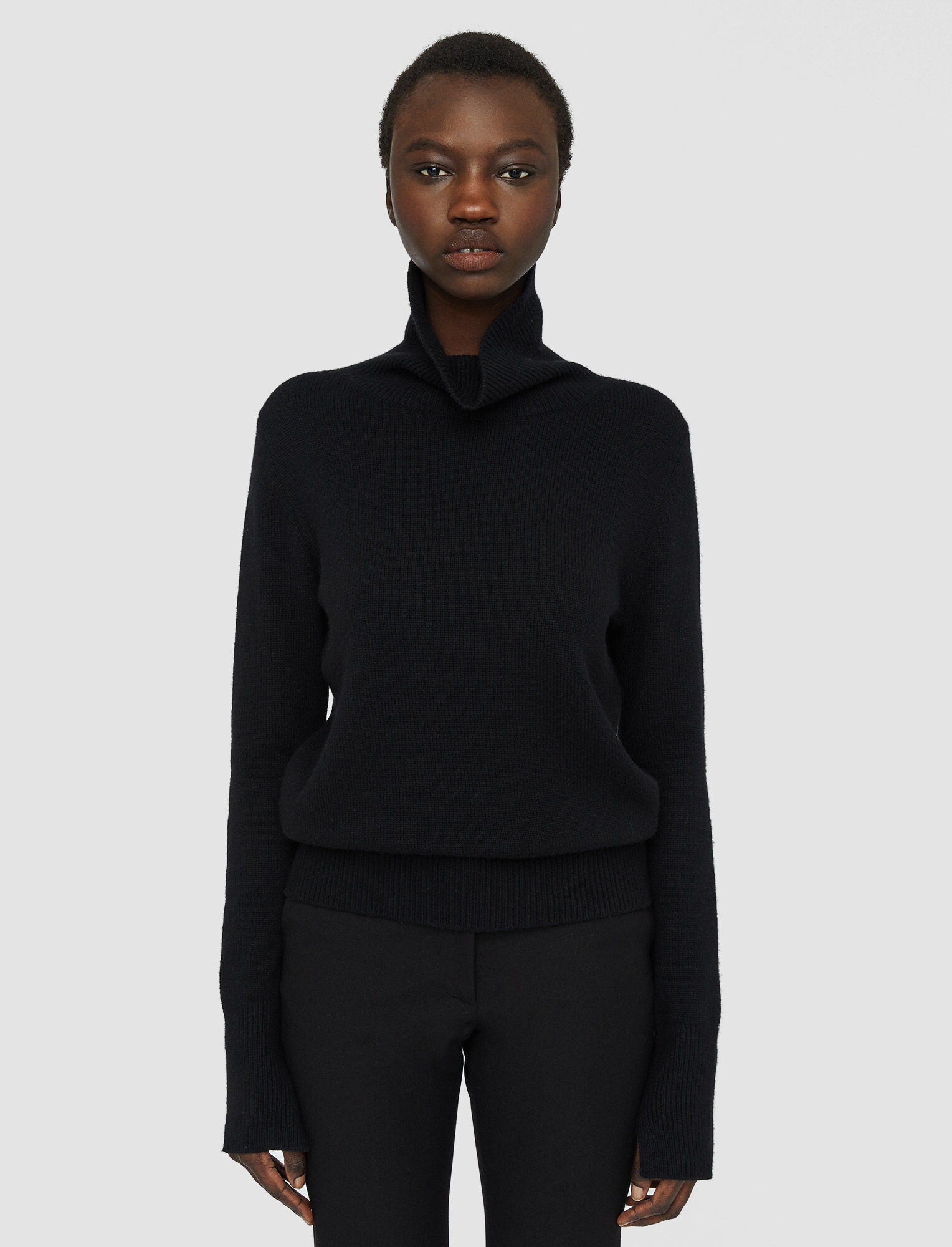 Pure Cashmere High Neck Jumper - 3