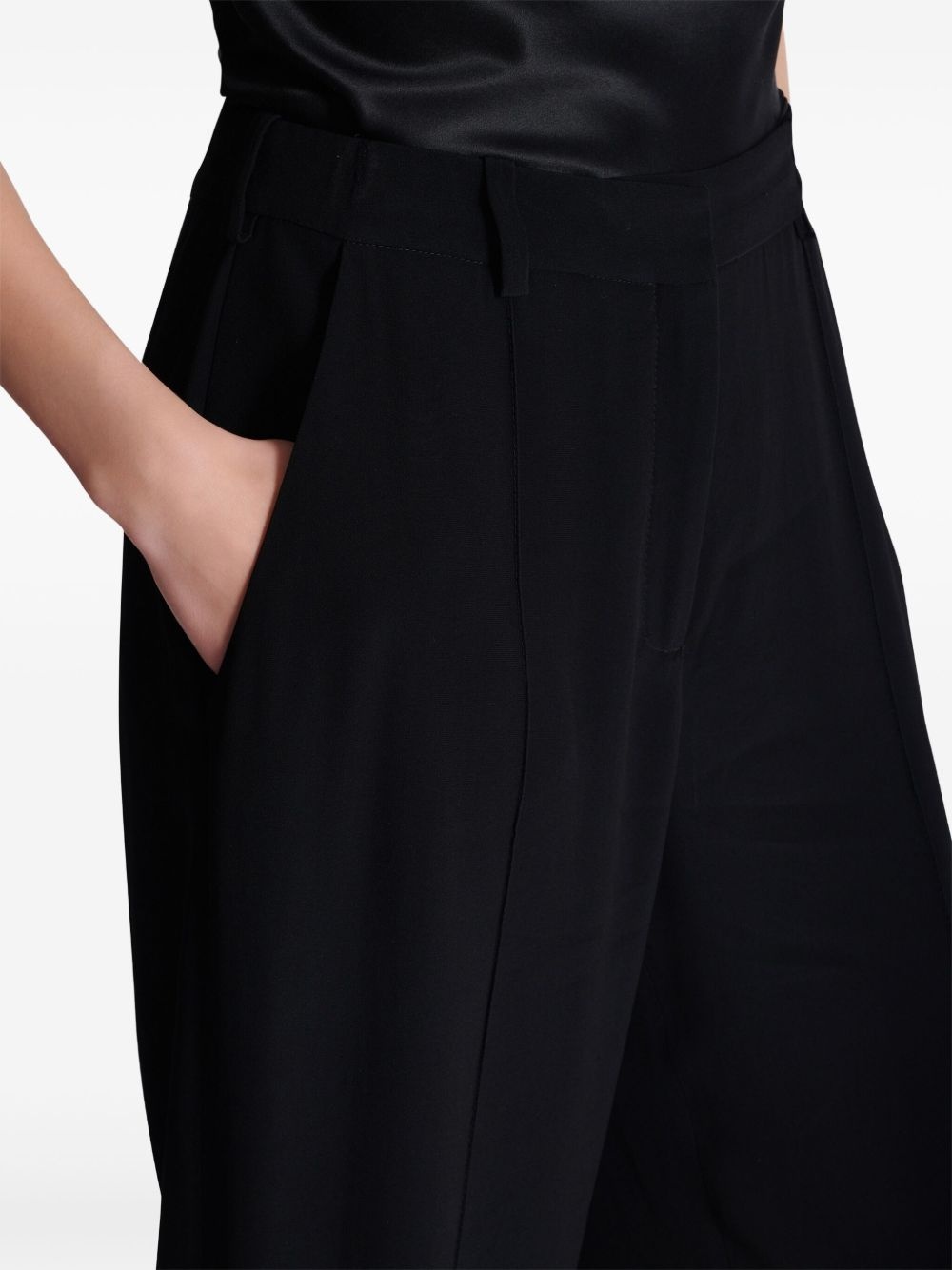 crepe tailored trousers - 6