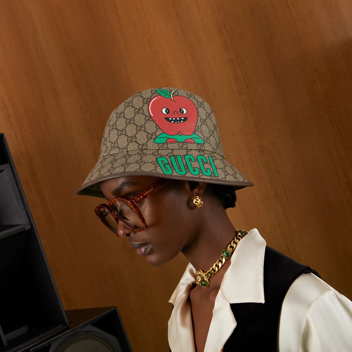 Gucci apple Supreme fedora hat - 3