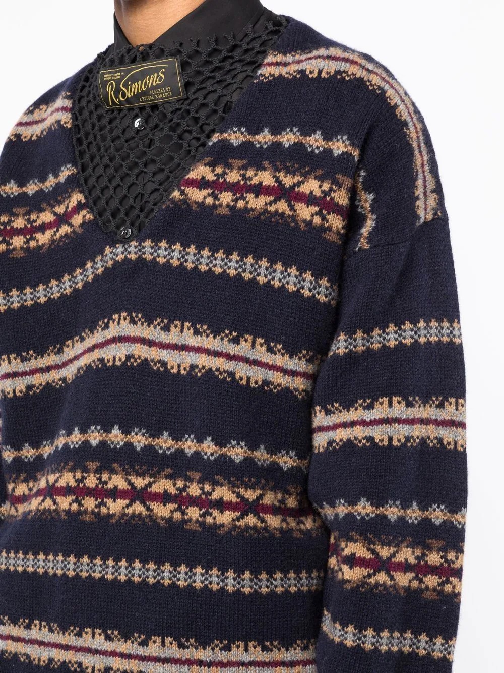 fairisle knit jumper - 6