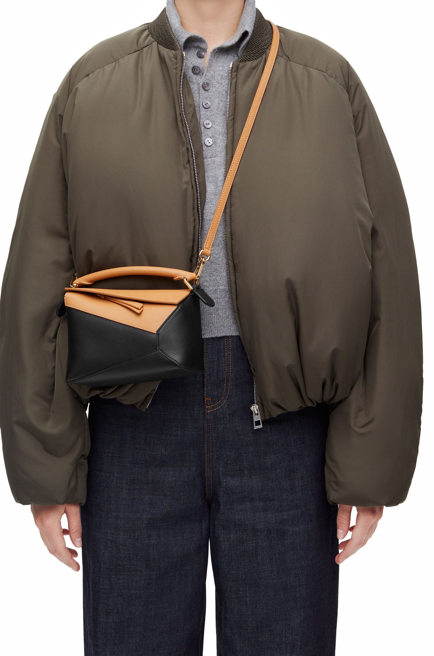 Mini Puzzle bag in classic calfskin - 3