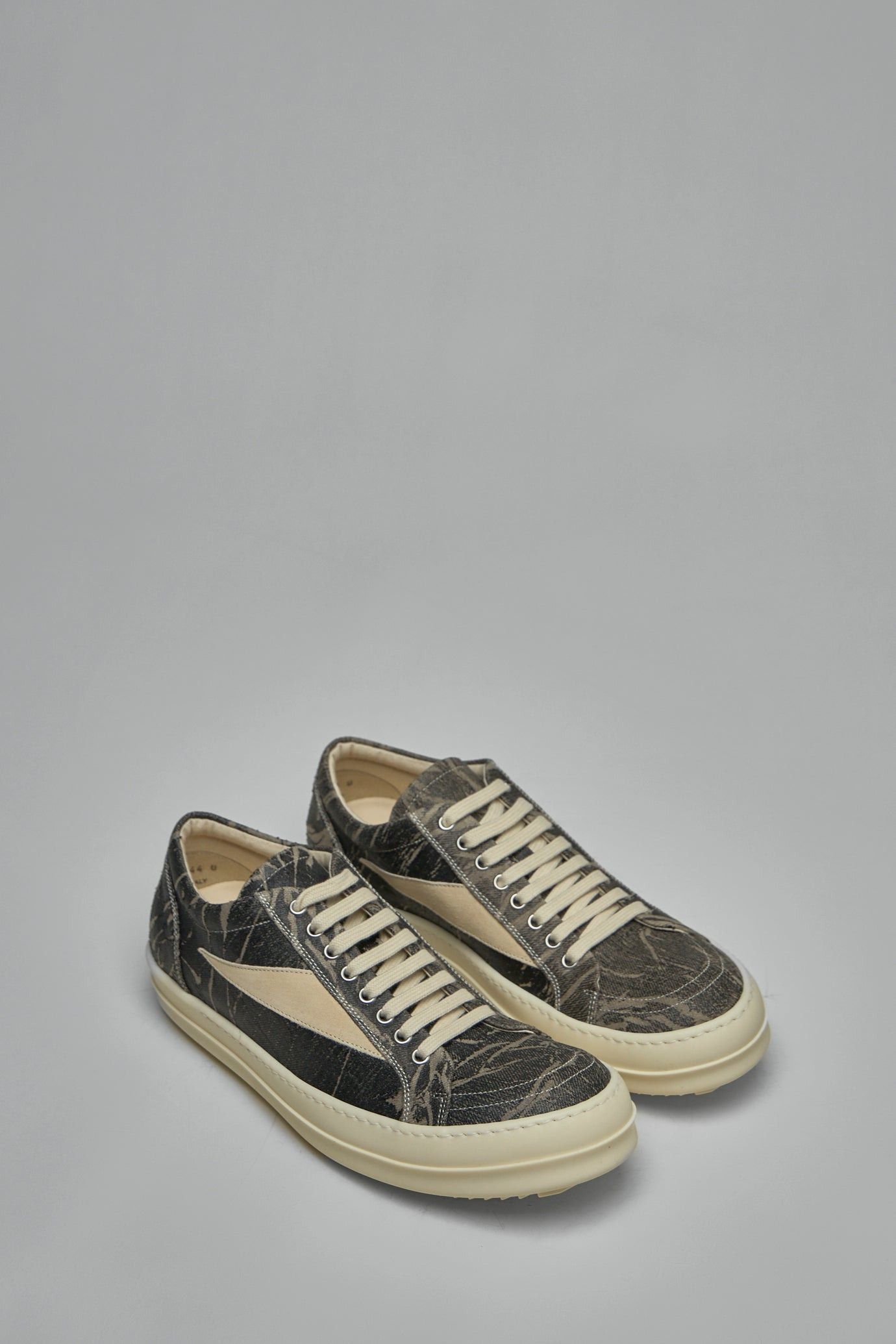 Denim Vintage Low Sneakers - 2