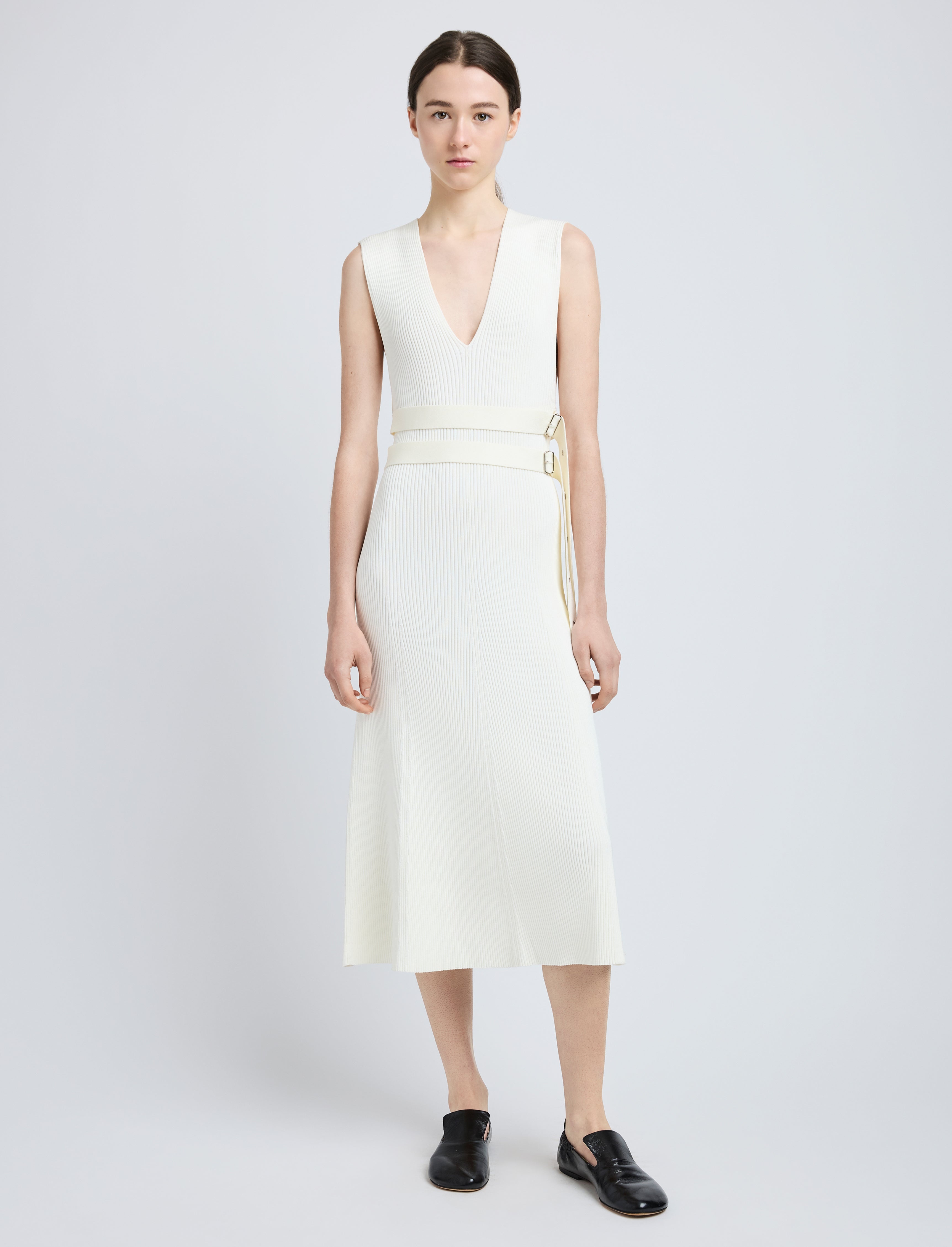 Madeline Dress in Rib Knit - 2