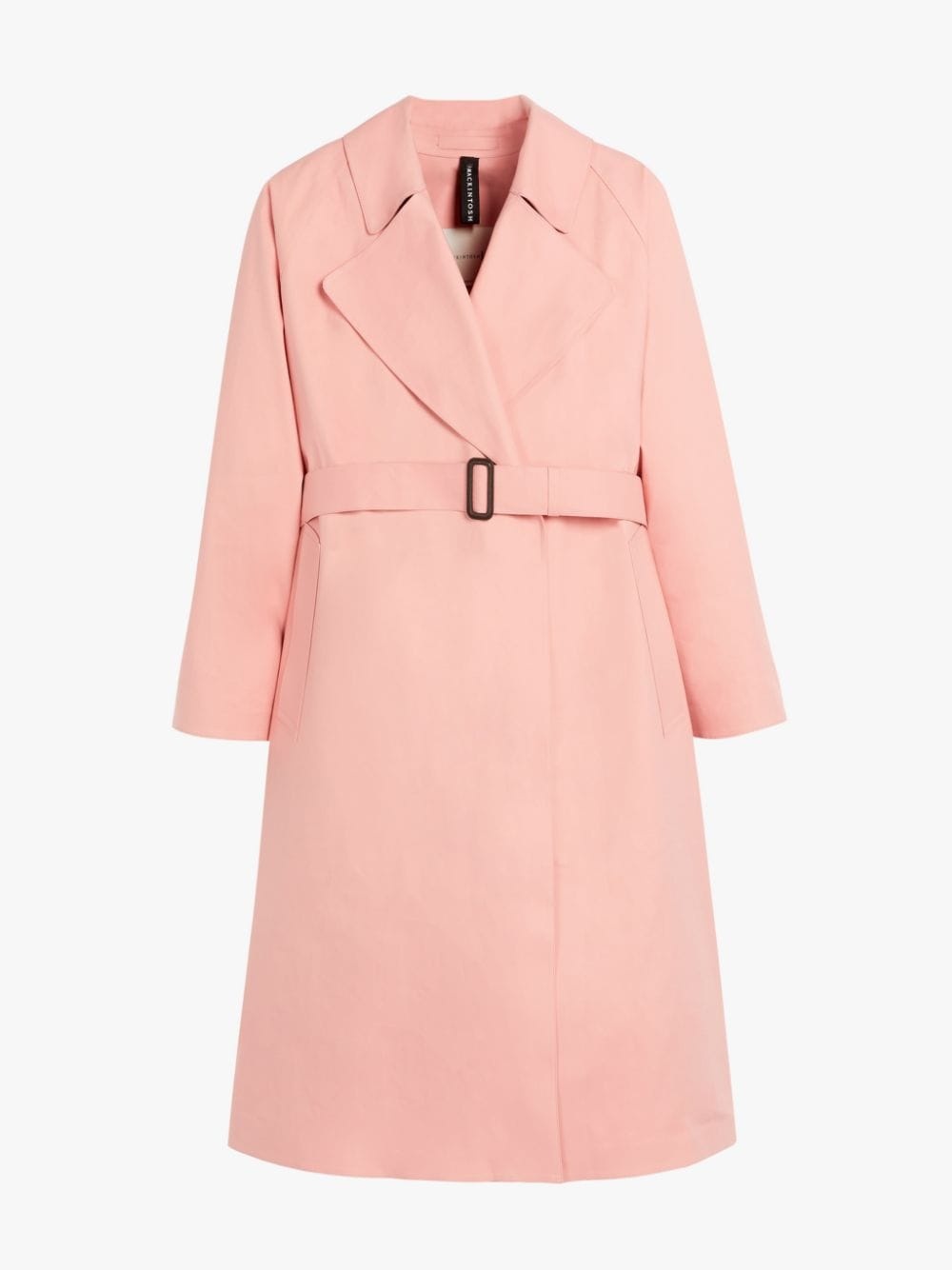 KINTORE PINK BONDED COTTON TRENCH COAT | LR-1039 - 1