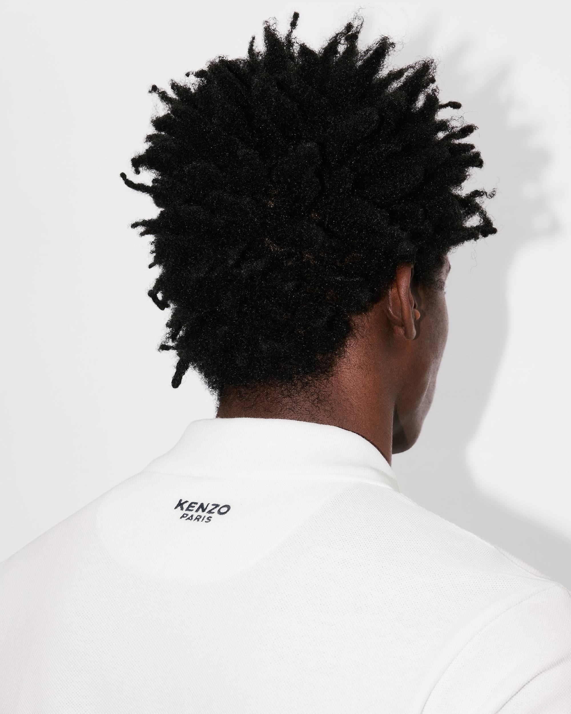 'Boke Flower' embroidered slim polo - 7