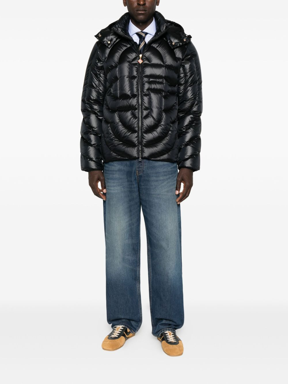 quilted shell jacket - 2