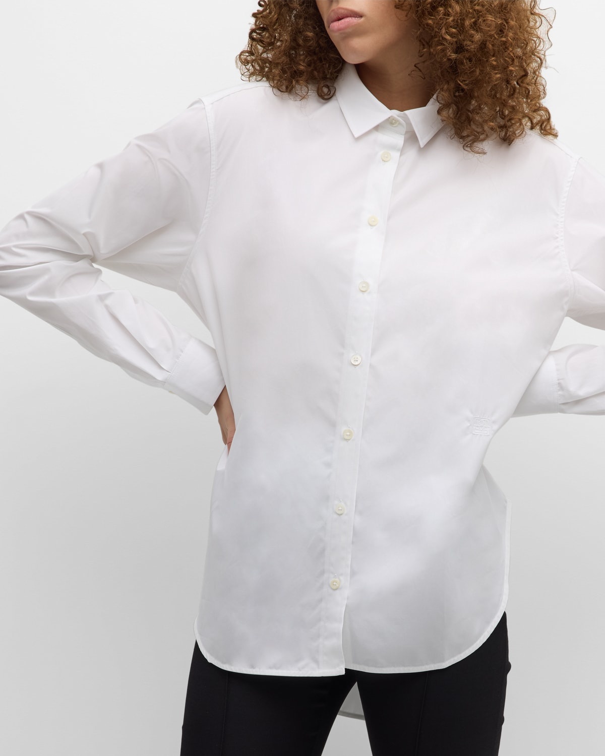 Organic Cotton Button-Front Shirt - 7