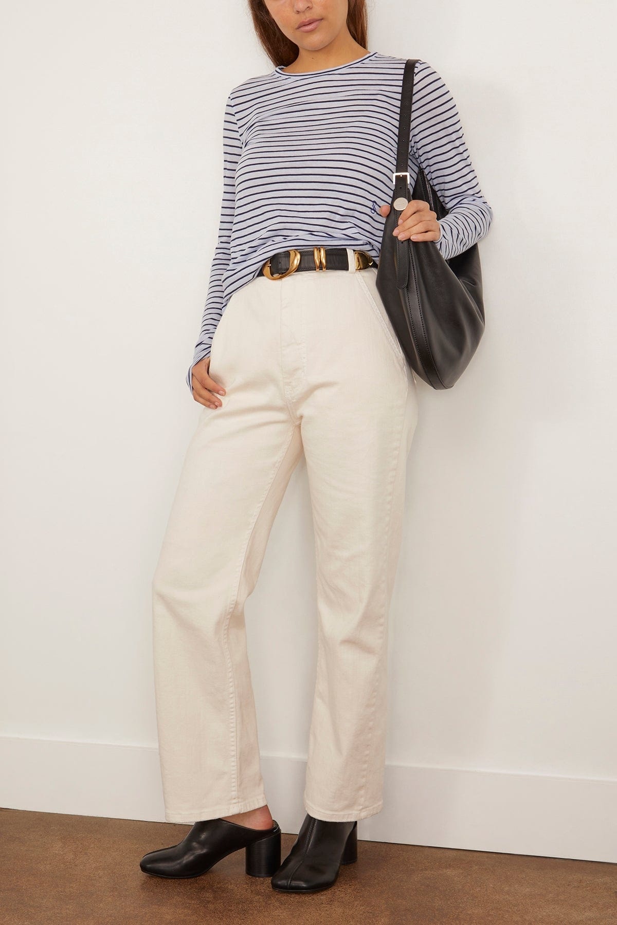 Mia T-Shirt in Chambray Multi - 2