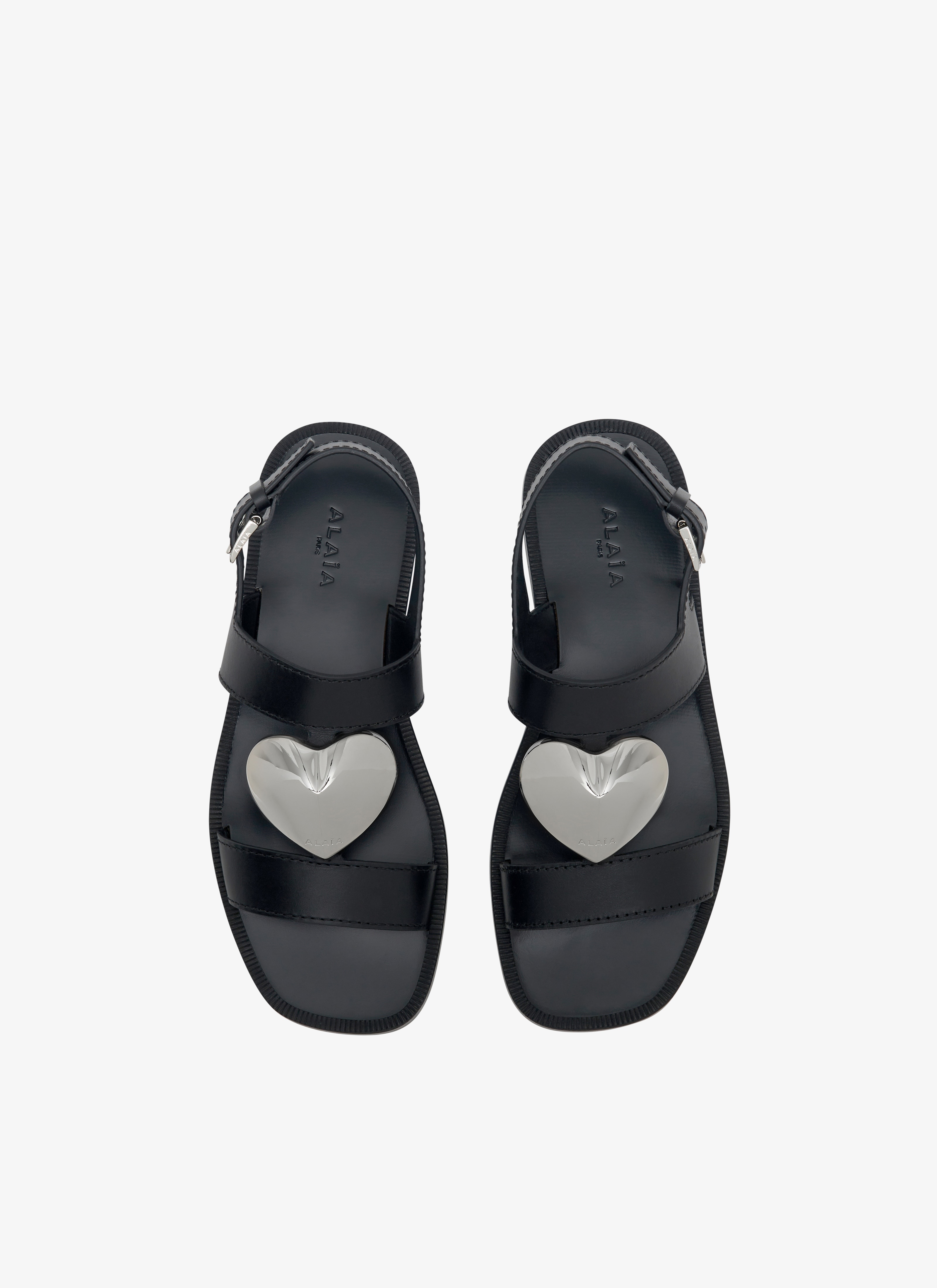 FLAT SANDALS LE CŒUR IN LAMBSKIN - 3