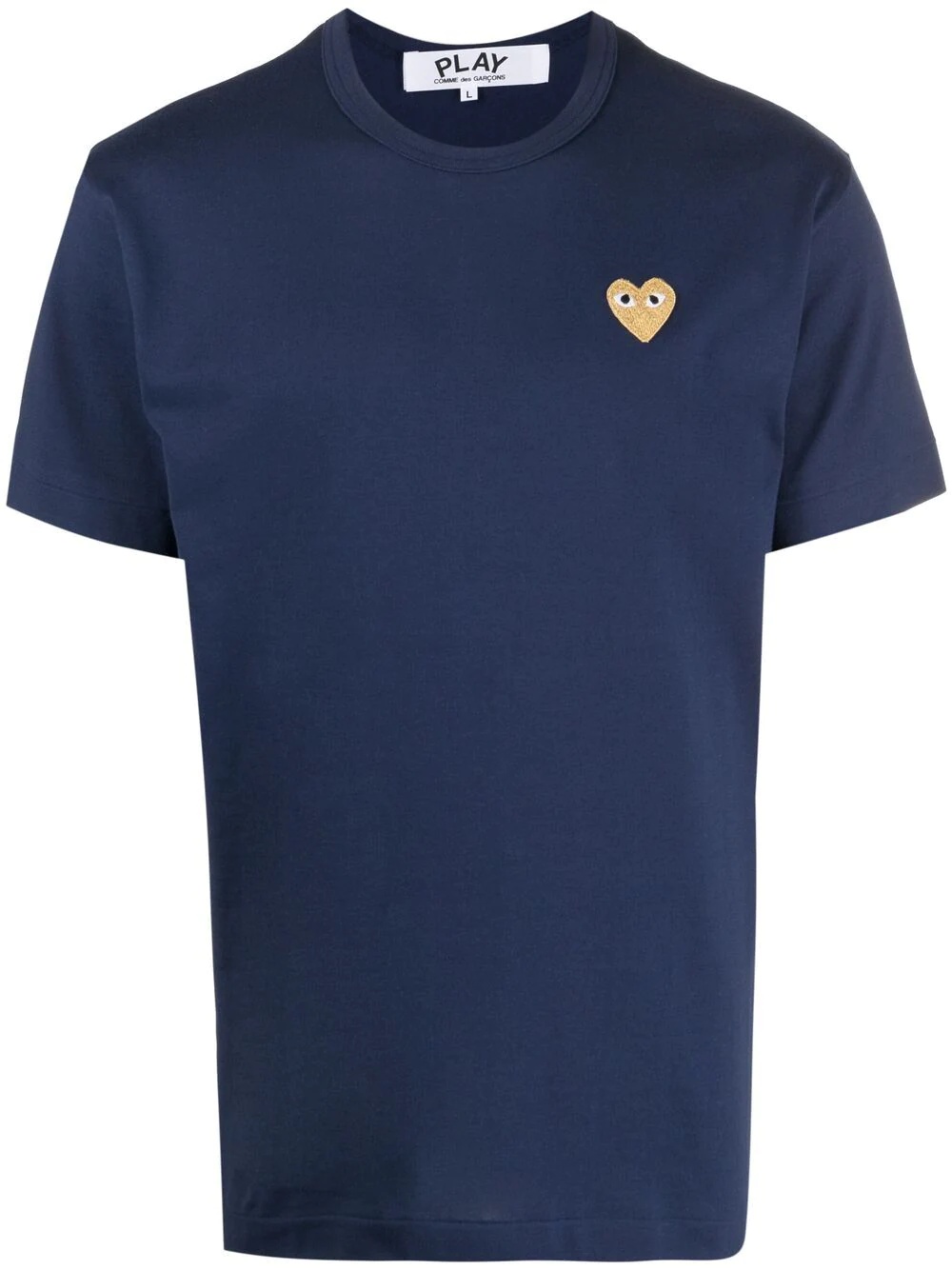 embroidered heart T-shirt - 1