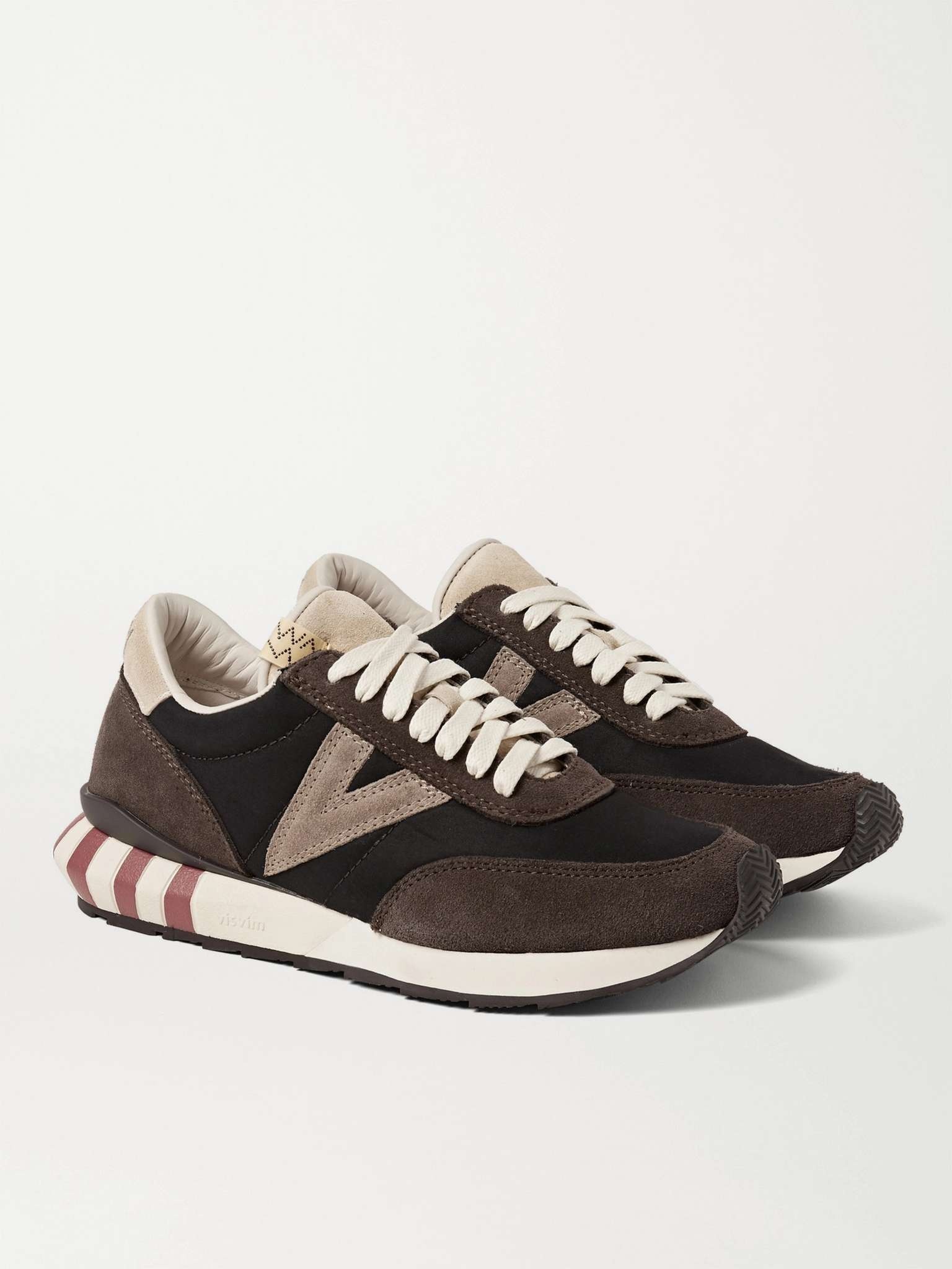 Attica Suede-Trimmed Nylon Sneakers - 4