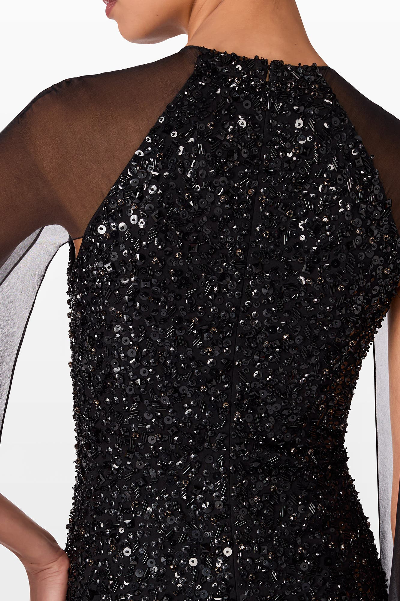 Jenny Packham Elite Maxi Dress in Liquorice at Nordstrom - 5