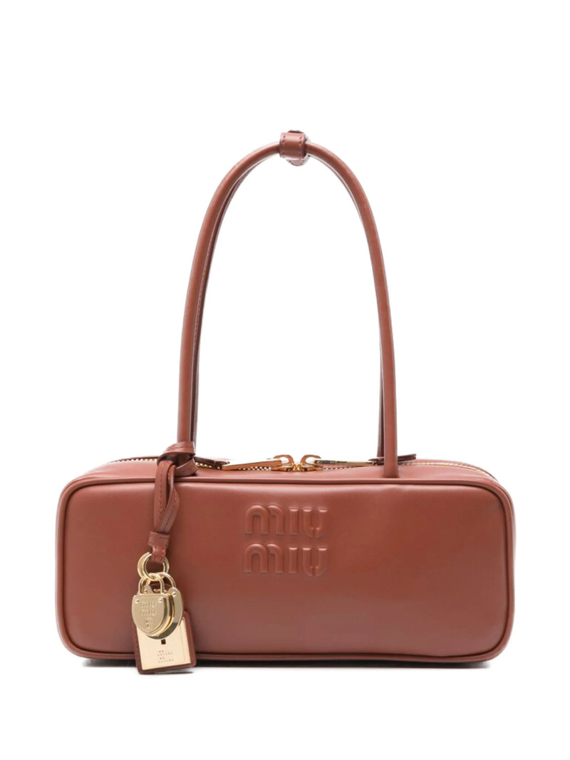 Miu Miu Miu Miu Beau Leather Tote Bag outlook
