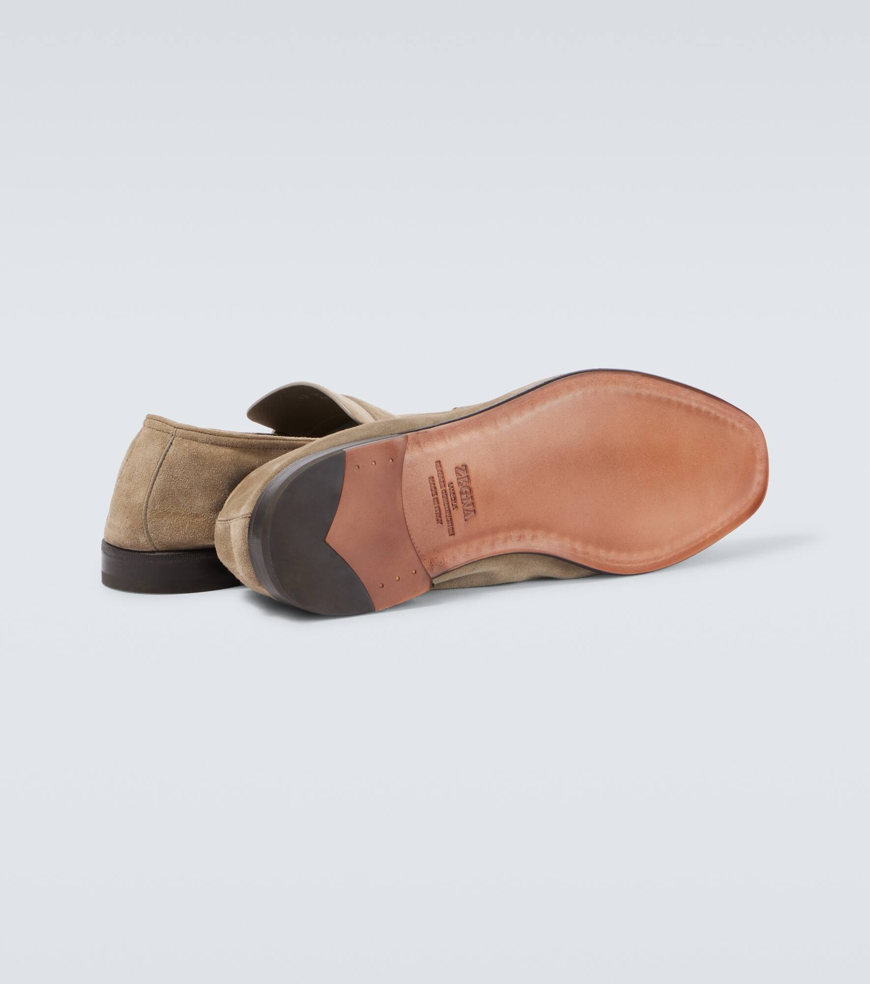 L'Asola suede penny loafers - 7