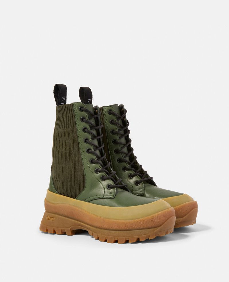 Stella McCartney Trace Knit Logo Boots outlook