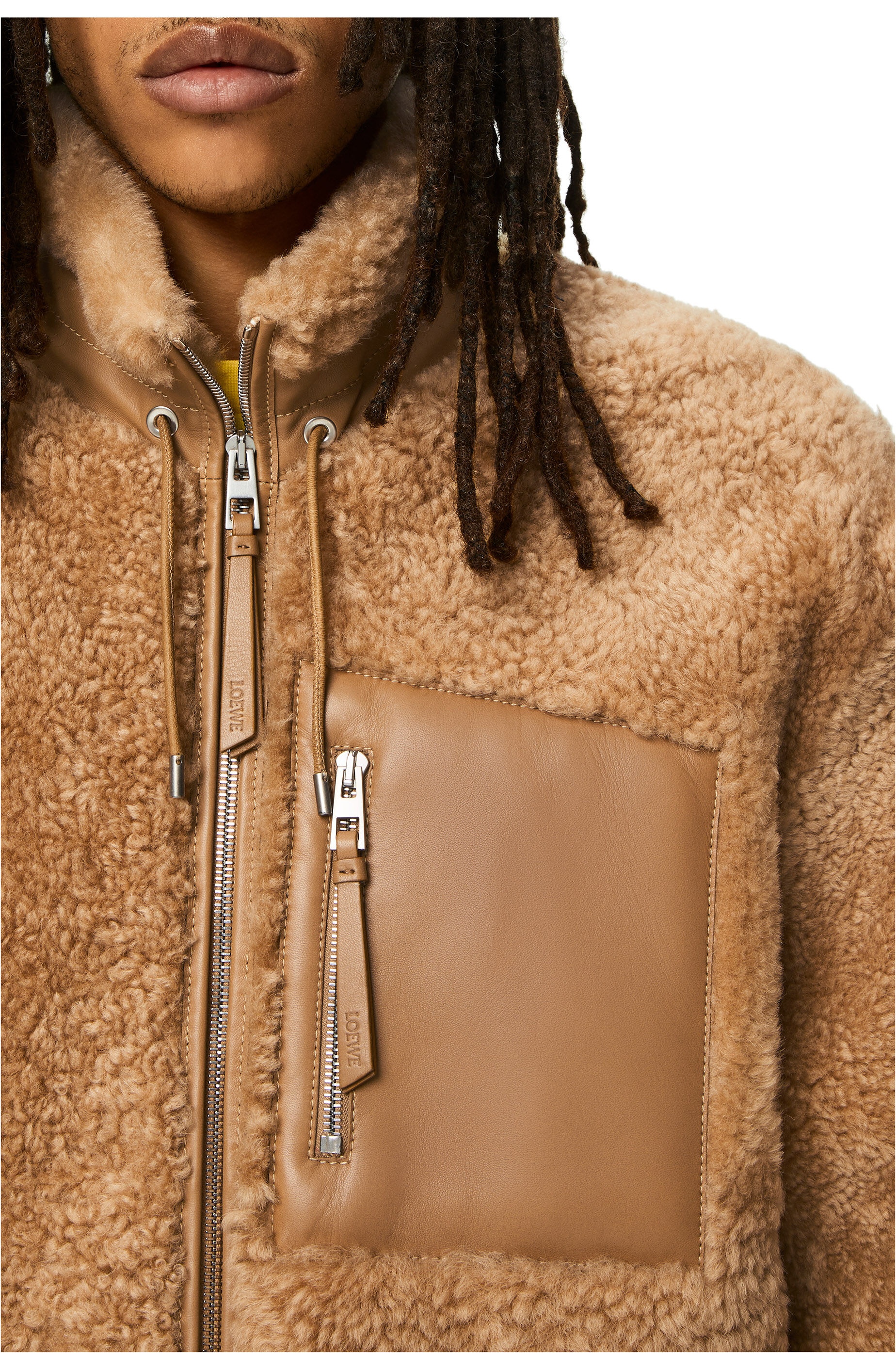 Jacket in shearling - 5