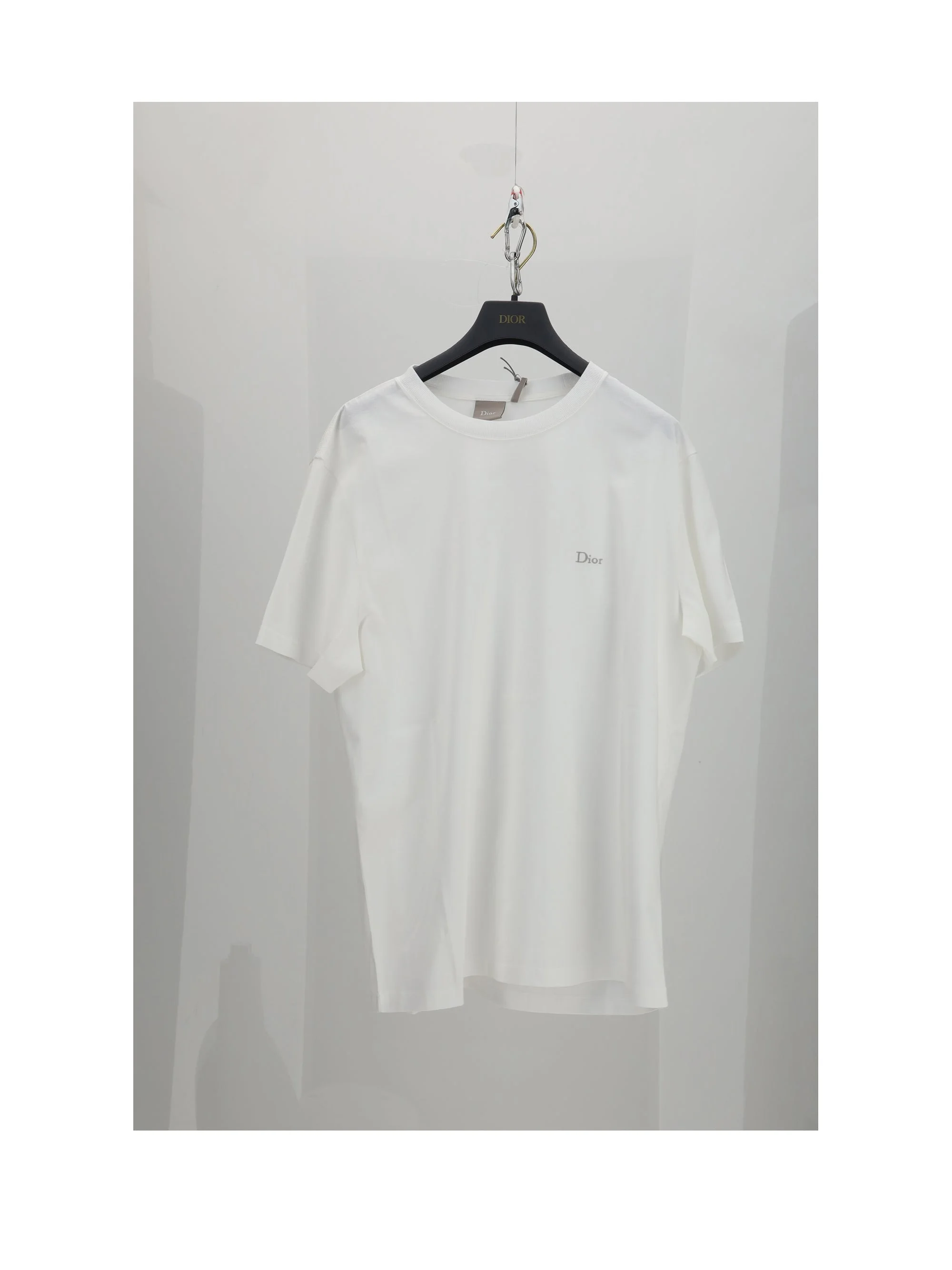Dior Homme Men T-Shirt Logo Piccolo Bianco - 1
