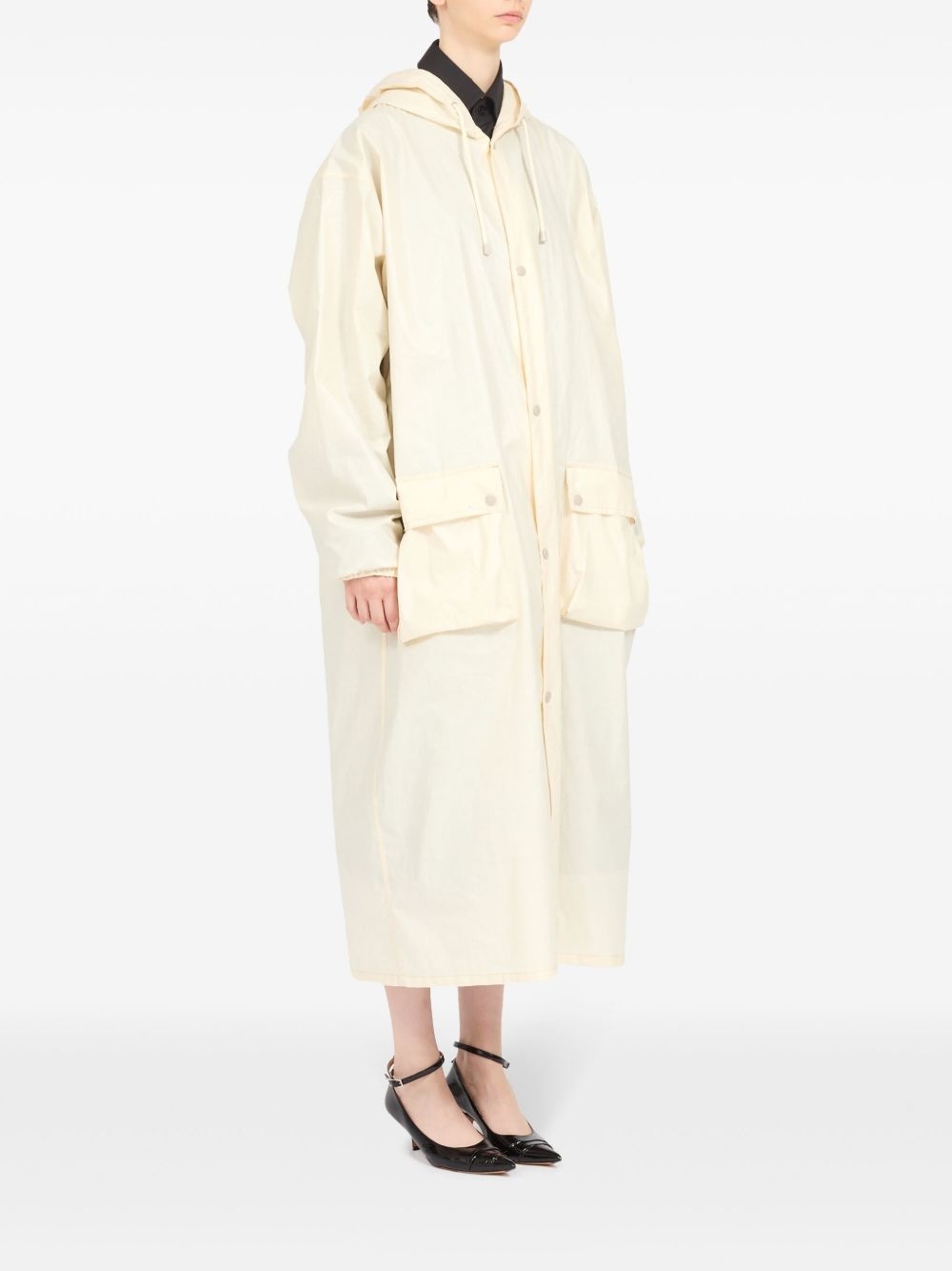 single-breasted trench coat - 3