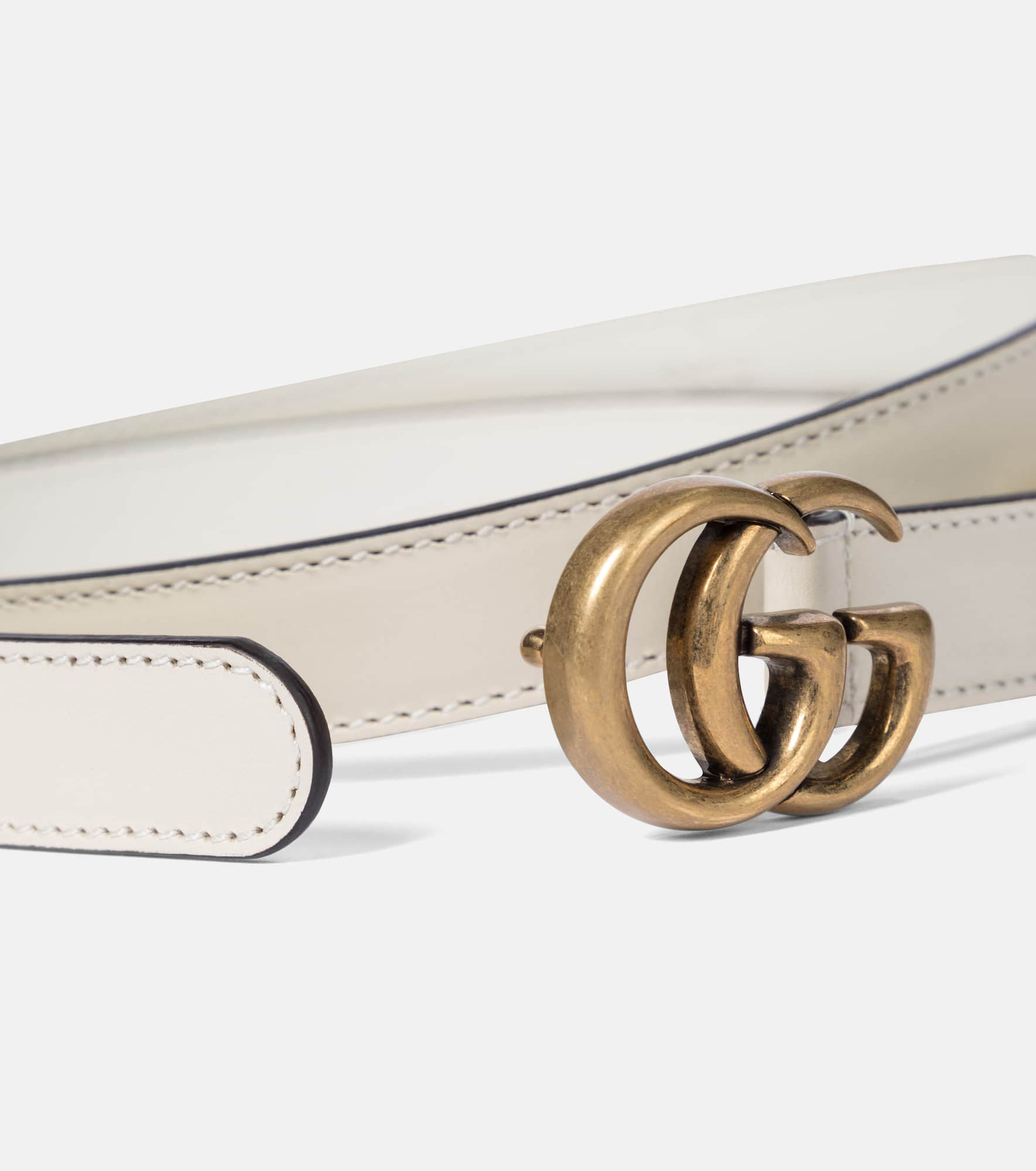 GG leather belt - 3