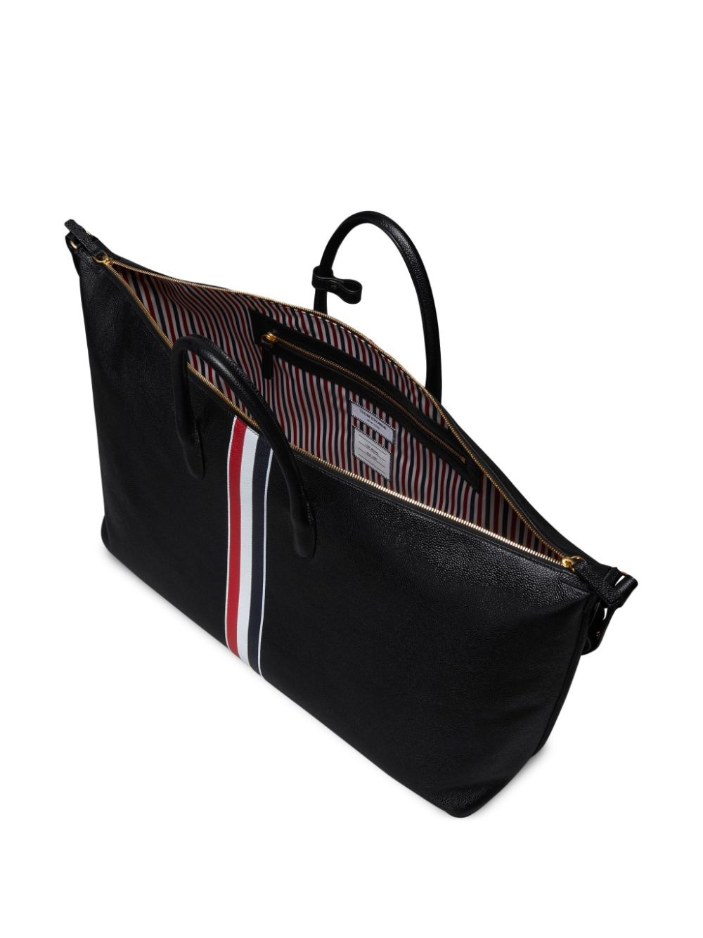stripe-detailing bag - 4