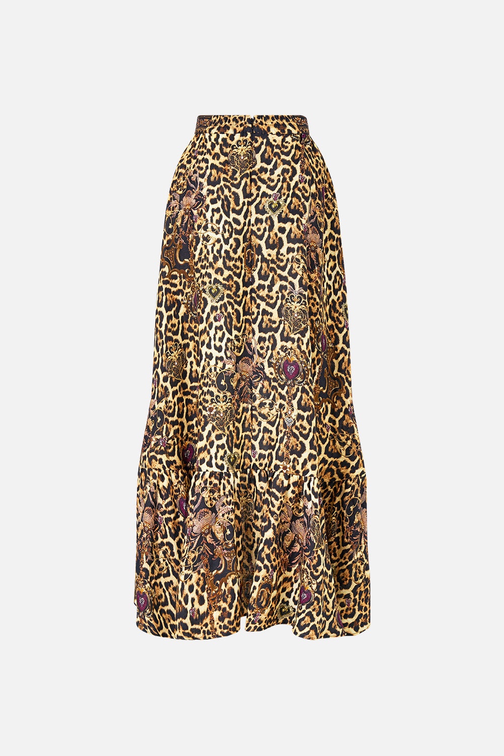 HIGH LOW RUFFLE SKIRT - 8
