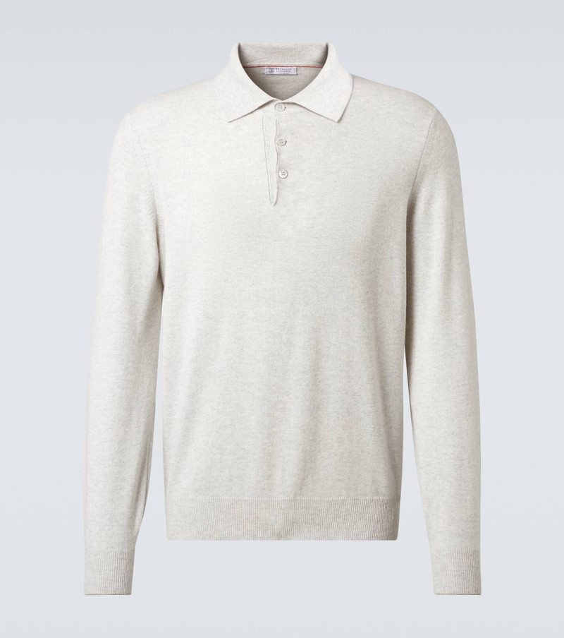 Cashmere polo sweater 1
