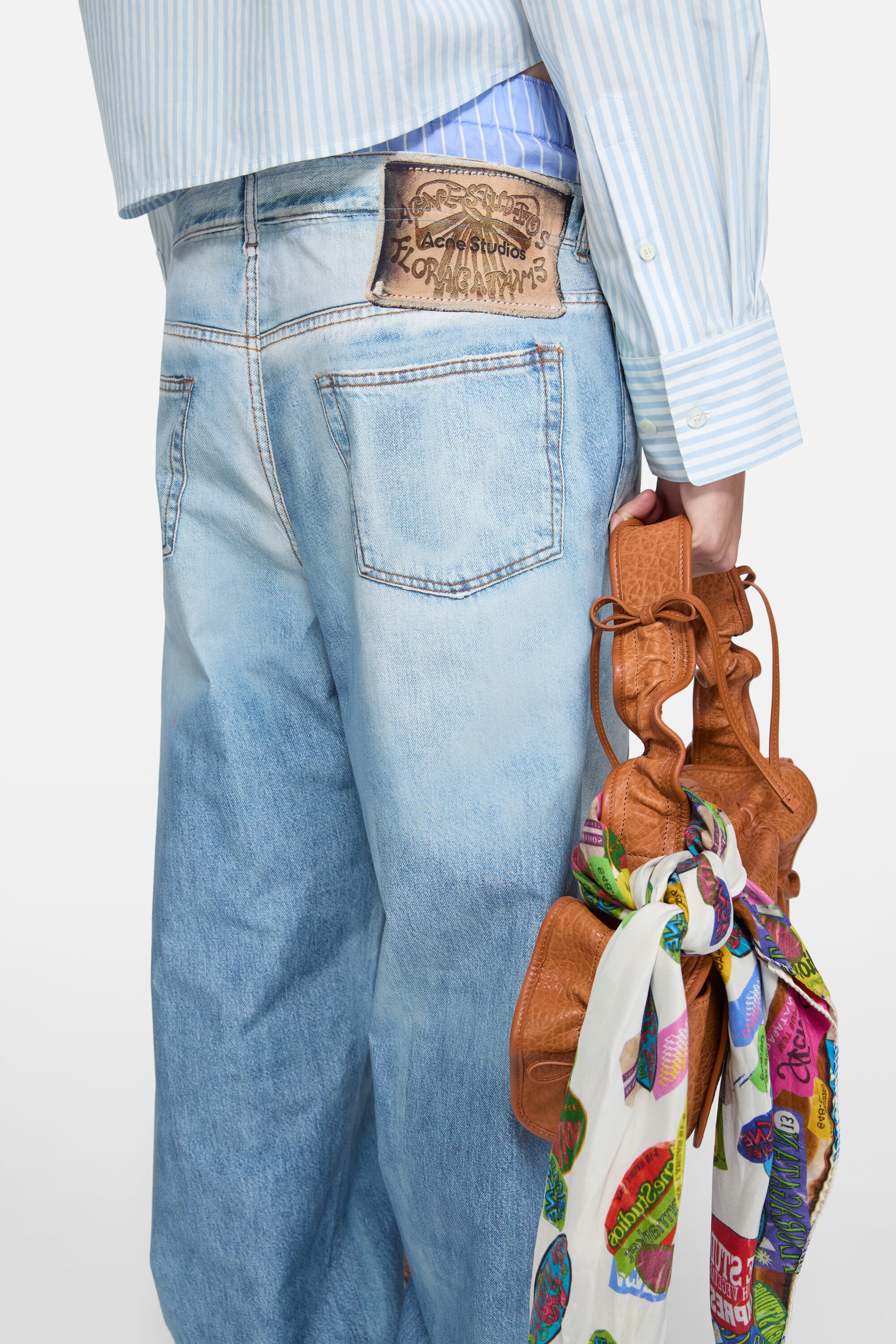 Printed trousers - Light blue - 4