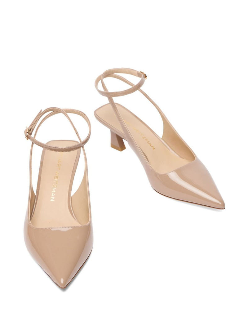 50mm Vinnie ankle-strap sculptural-heel pumps 3