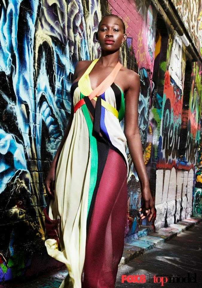 Jean Paul Gaultier Spring 2009 Sex And The City 2 Rainbow Plunging Neckline Cutout Open Back Maxi Dr - 7