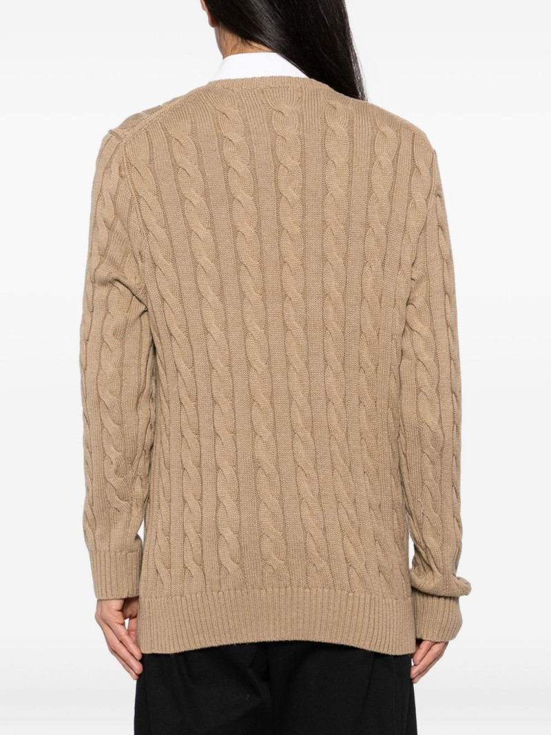 cotton cable-knit jumper 4