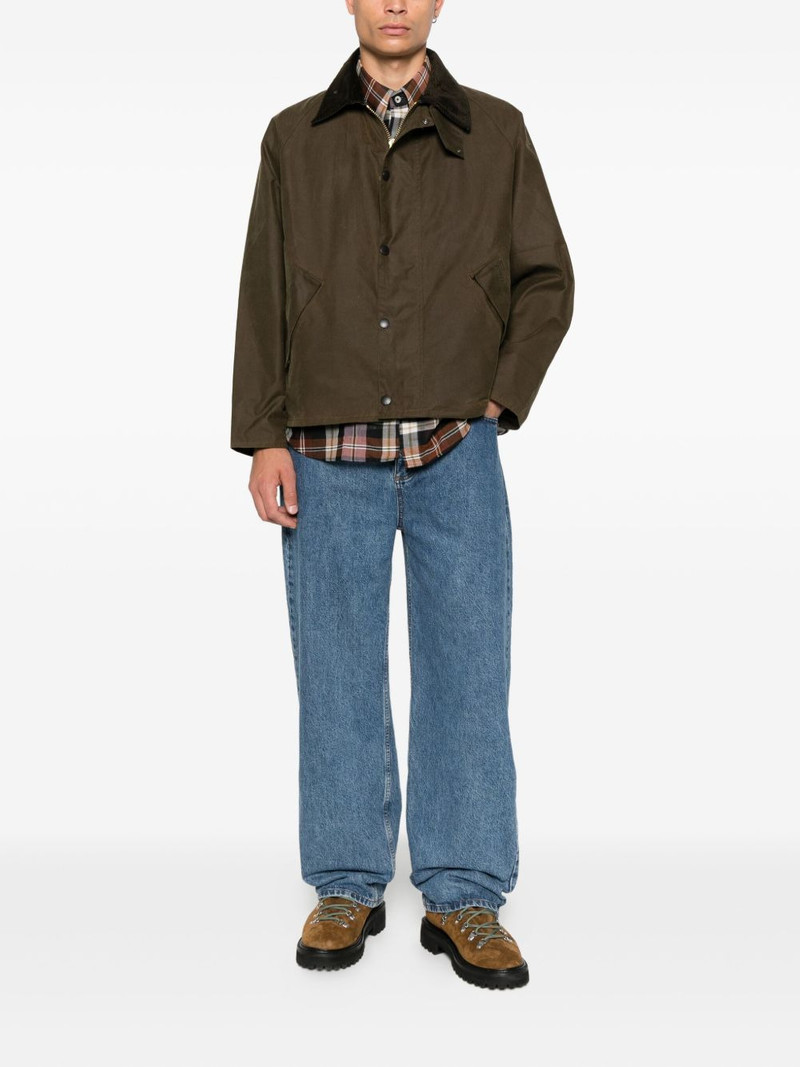 Barbour corduroy-collar jacket outlook