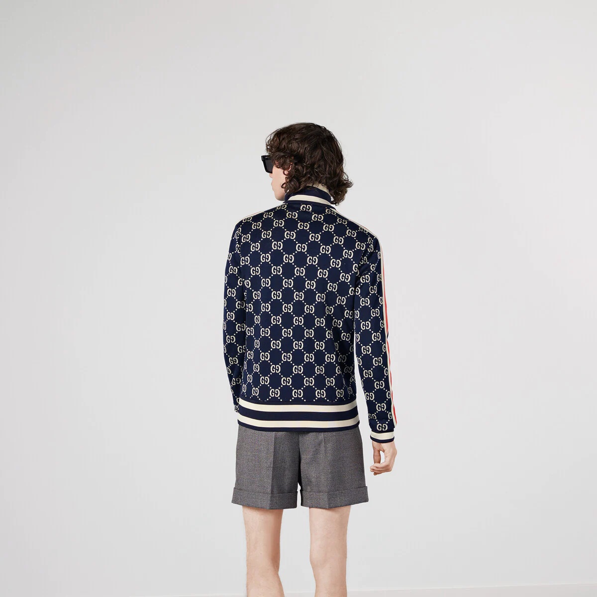 GG jacquard cotton jacket - 6