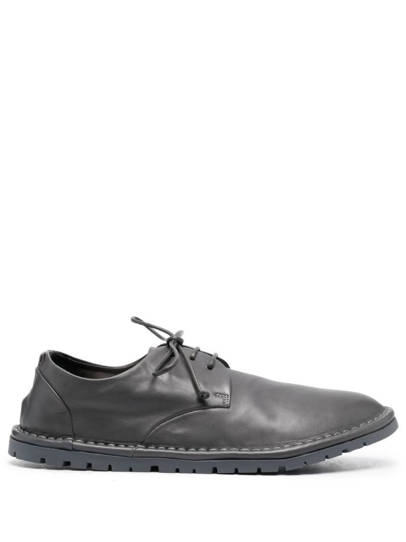 ultra-flat leather derby shoes - 1