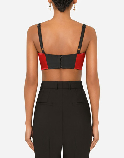 Dolce & Gabbana Bustier top with sweetheart neckline outlook