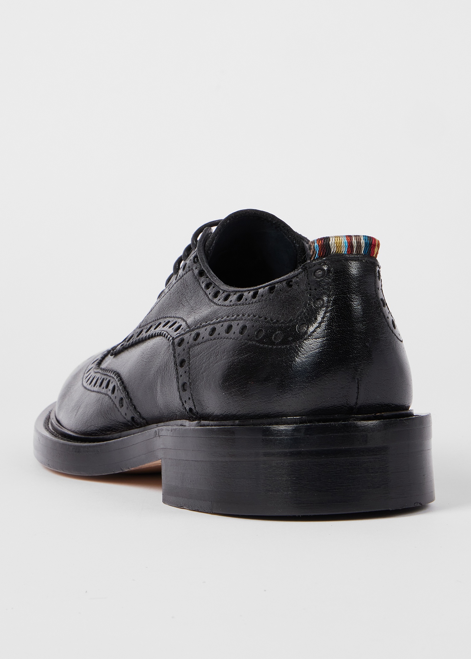 Black 'Langley' Brogues - 4