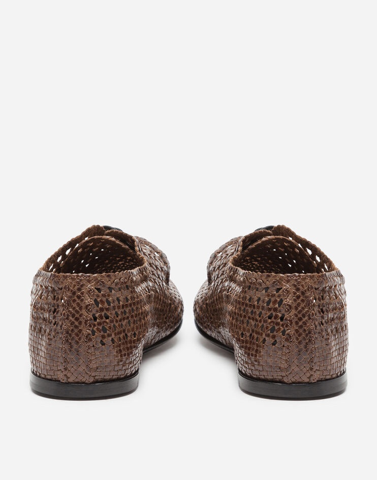 Hand-woven derby shoes - 3