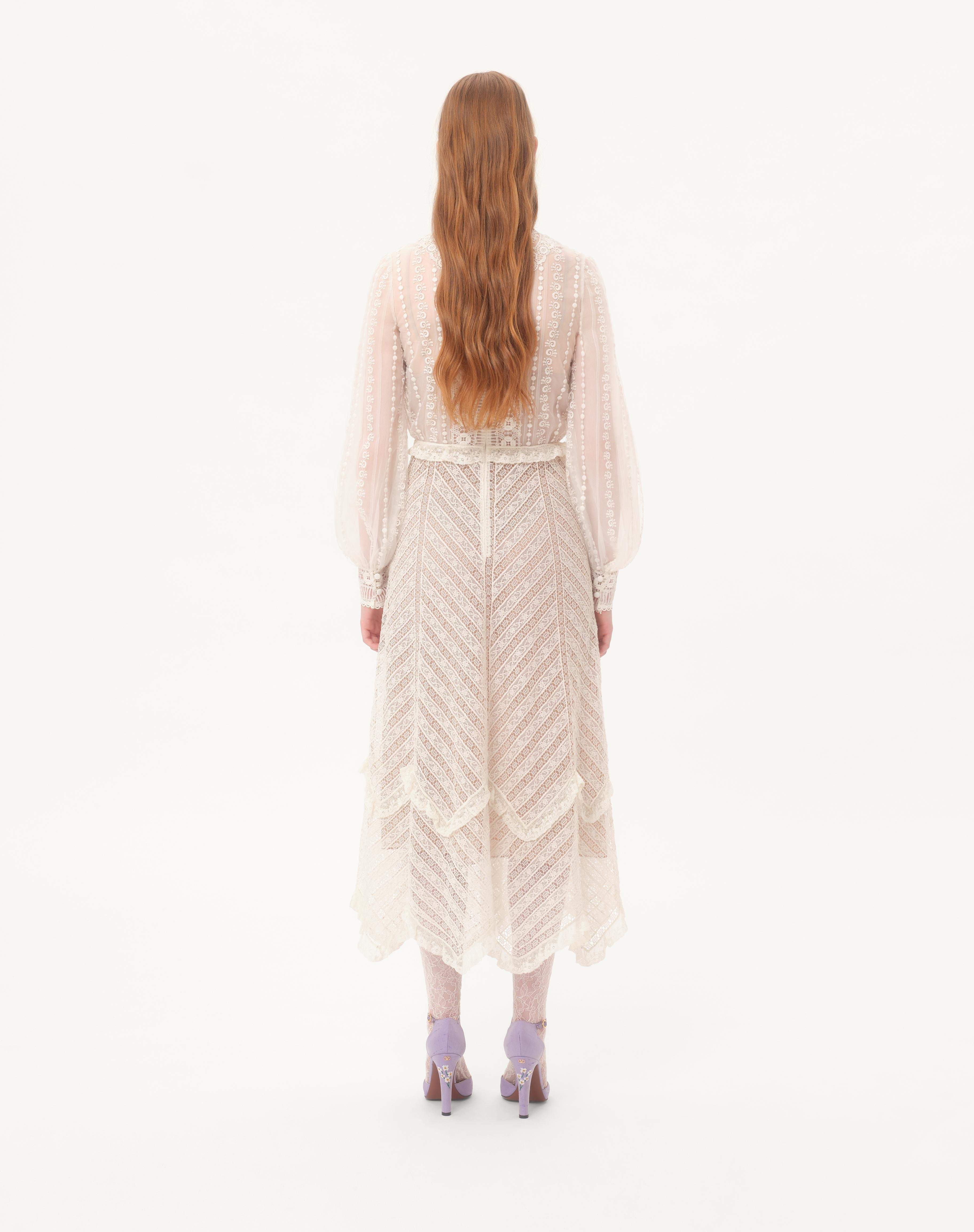 EMBROIDERED MIDI DRESS - 7