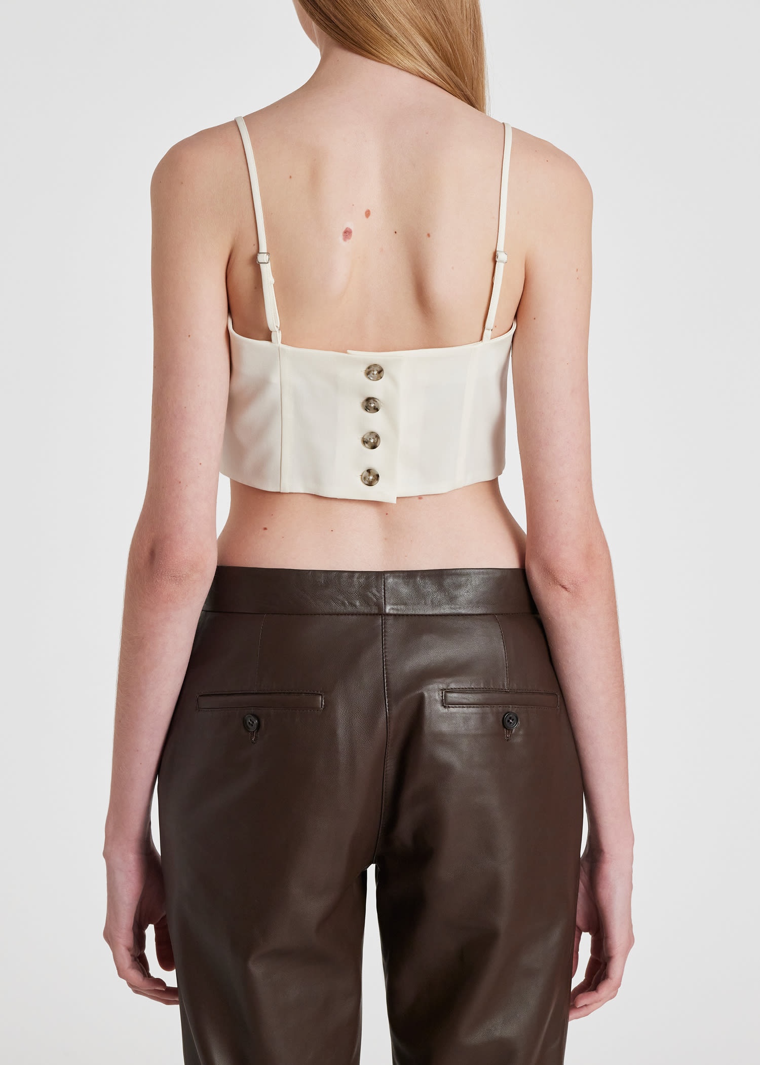 Wool Stretch Cami Cropped Top - 4