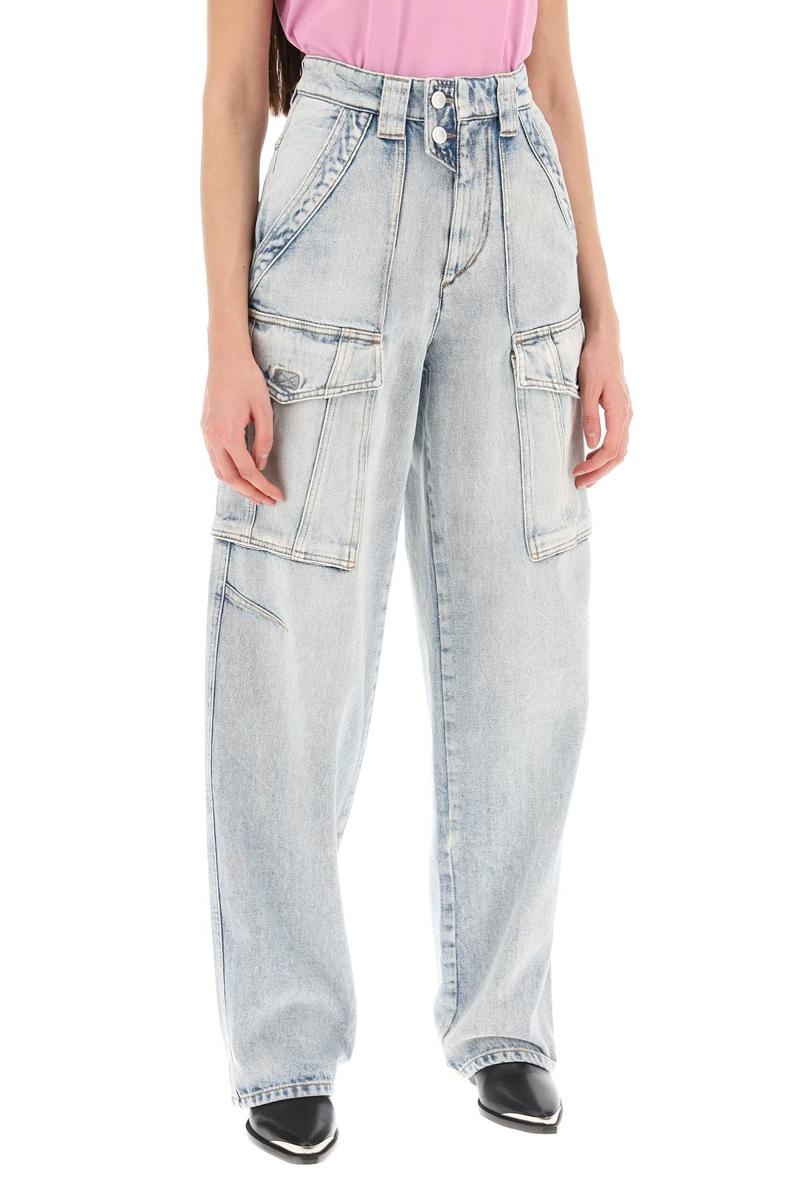 ISABEL MARANT ÉTOILE CARGO HEILANI JEANS - 2