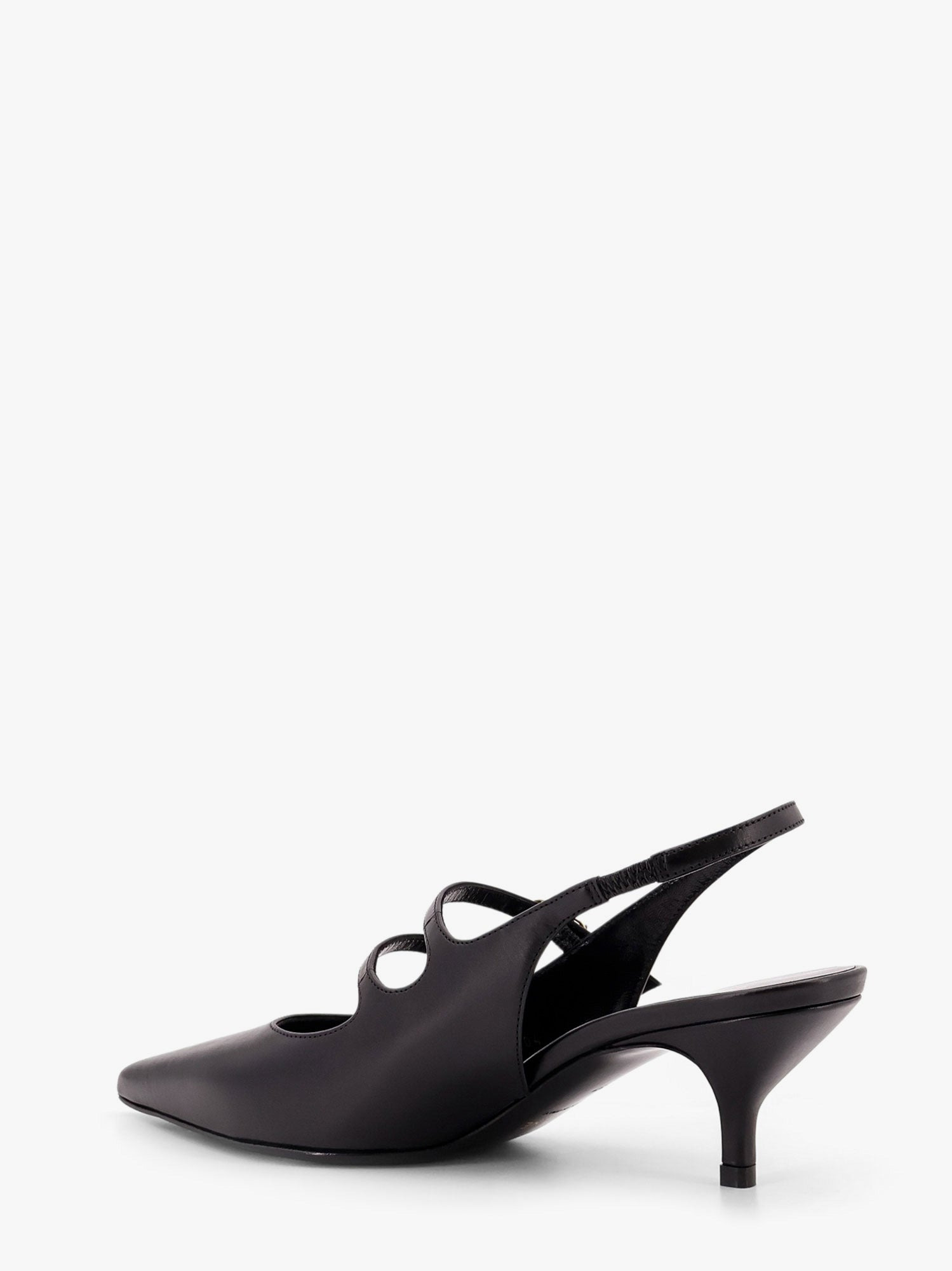 Celine Judy Leather Double Strap Mary Jane Slingback - 3