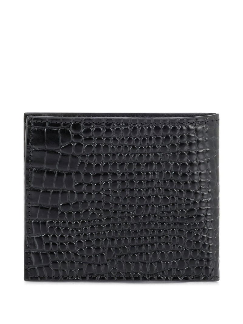 PHILIPP PLEIN logo-detail leather wallet outlook