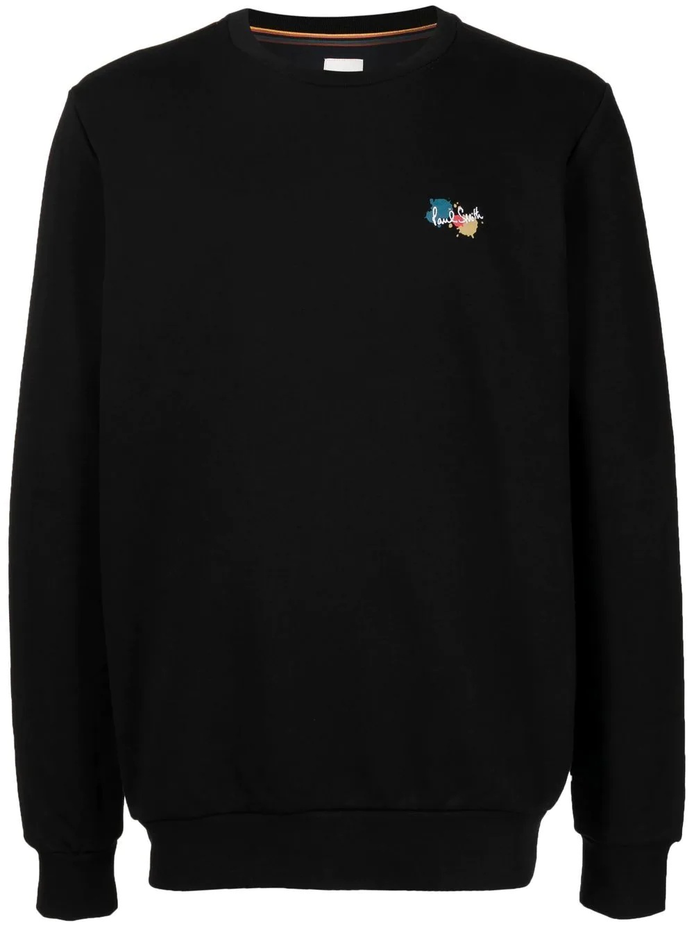 logo-print organic-cotton sweatshirt - 1