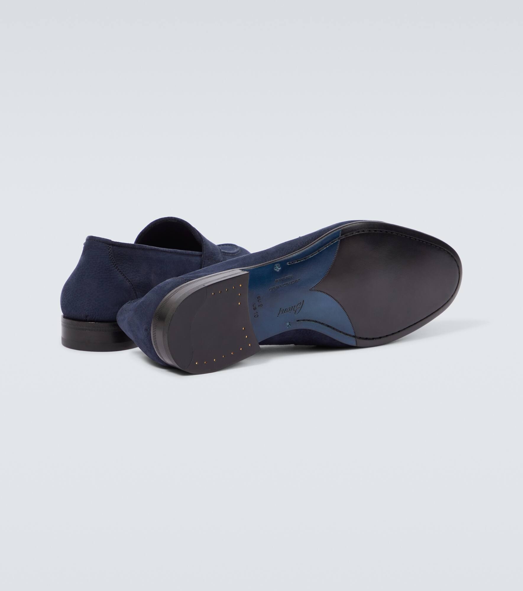 Nubuck penny loafers - 7